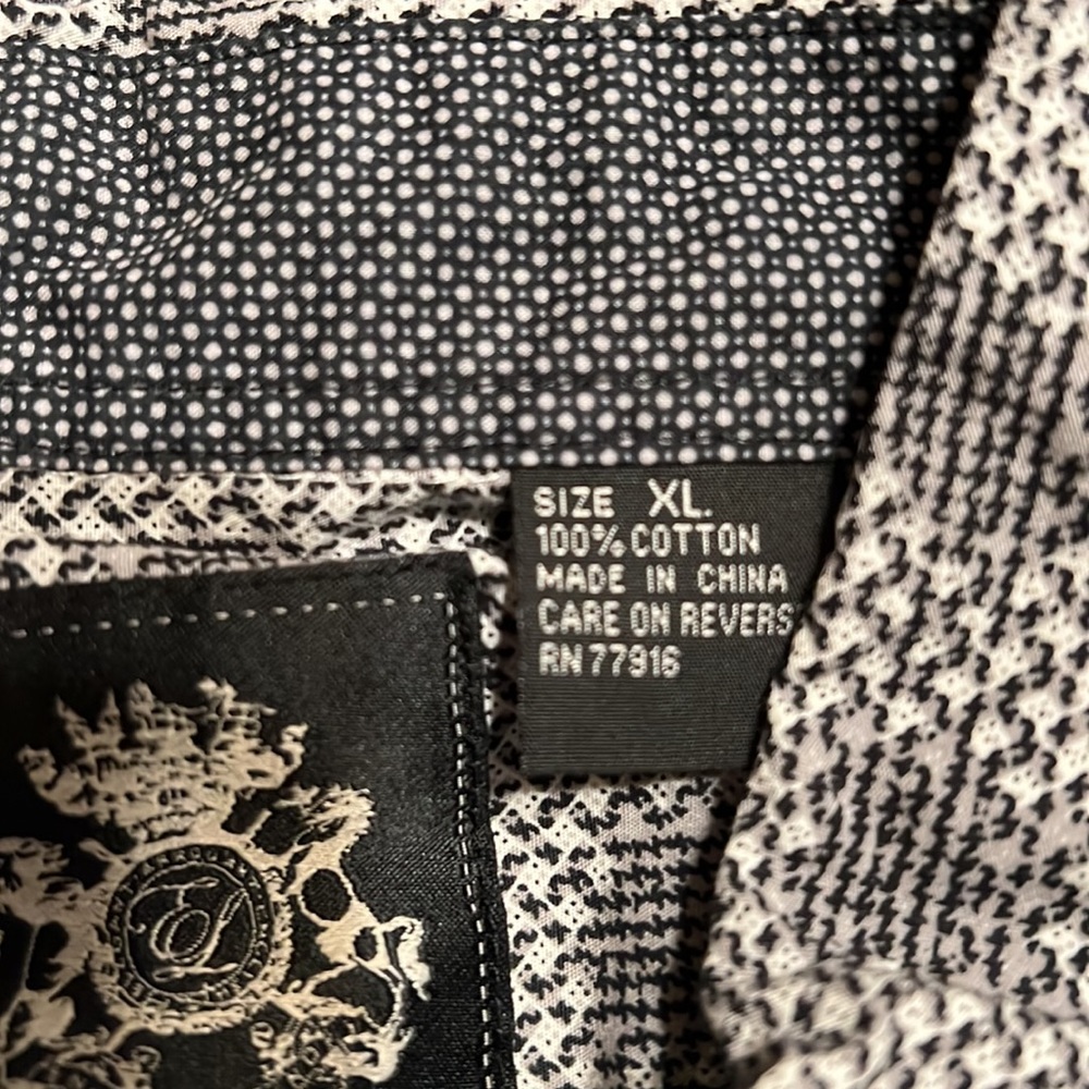 English Laundry Gradient Pattern Dress Shirt - Picture 3 of 3